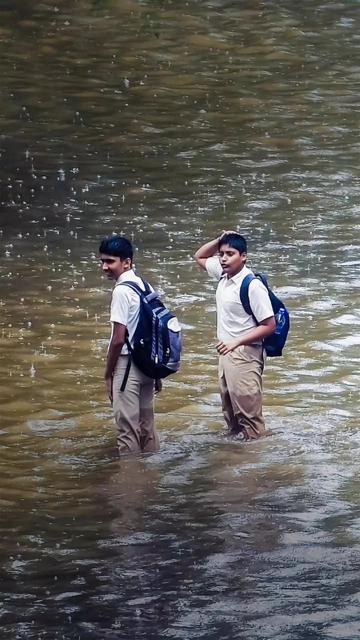 Heavy Rainfall Prompts School Closures in India; IMD Issues Warnings
