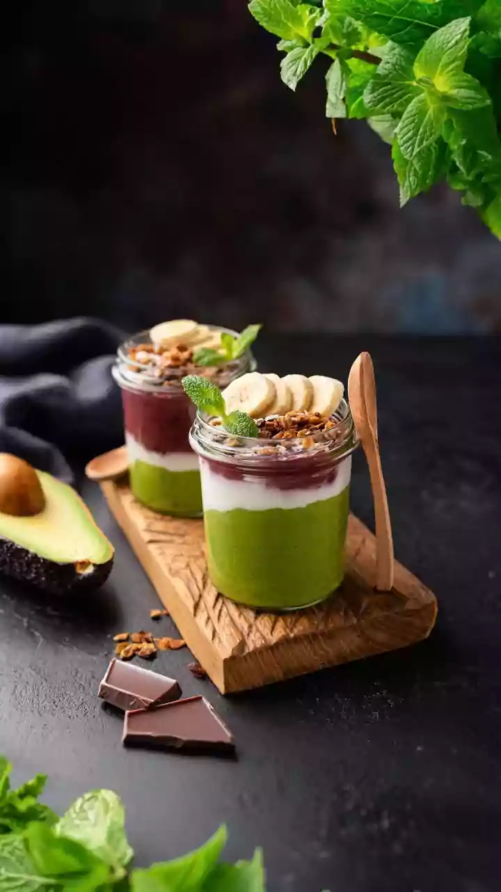 Healthy and tasty: Pineapple avocado parfaits