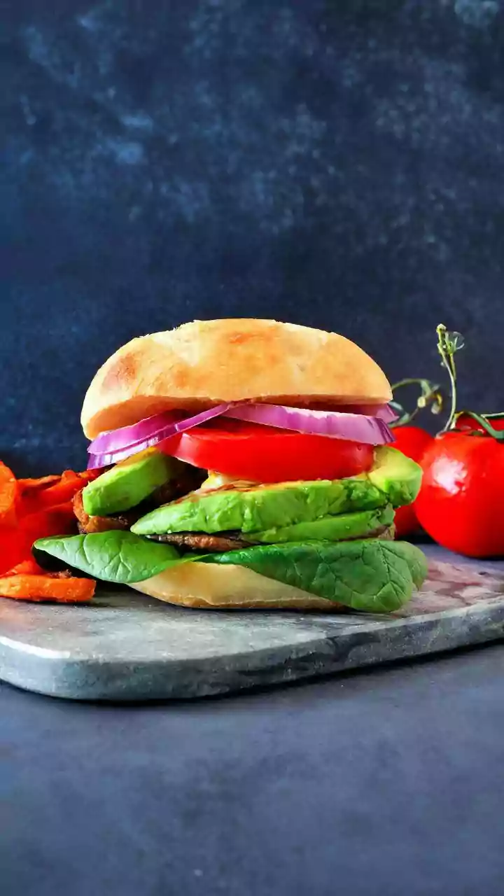 Homemade Chickpea Breakfast Sandwich: Pairing Chickpeas With Fresh Vegetables