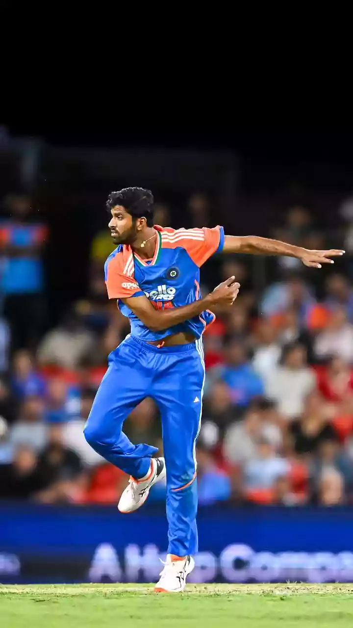 Washington Sundar records career-best T20I figures, reaches 50 wickets
