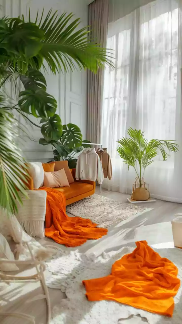 Muted tones, clean spacing – subtle tricolour decor cues