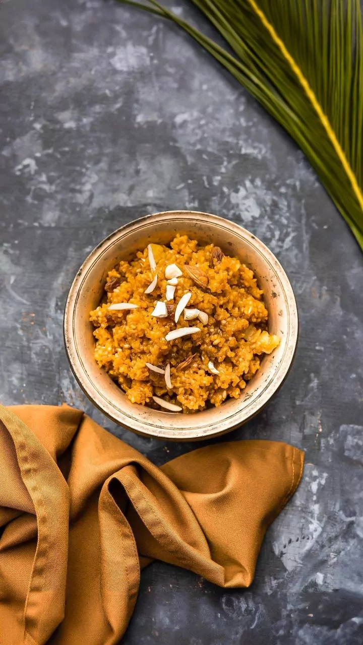 Sweet Poha Pairs Jaggery Cardamom And Coconut
