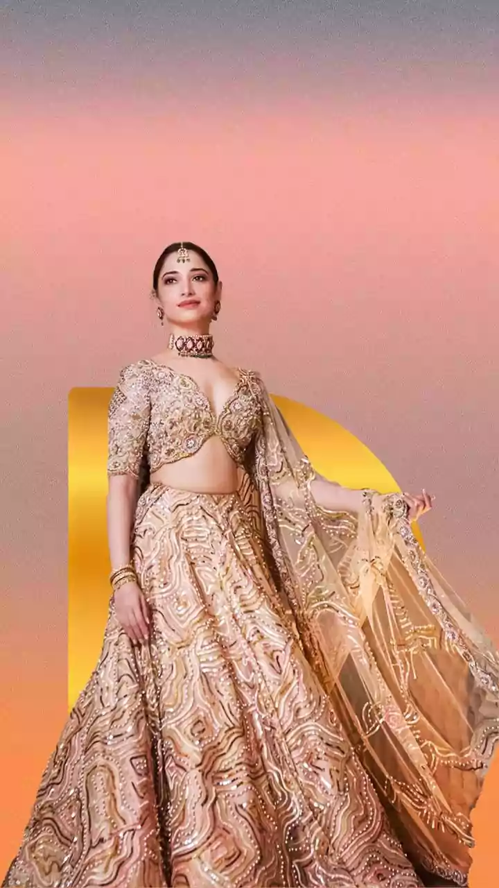 Sobhita Dhulipala Serves Modern Bridal Elegance In A Gold Lehenga And Burgundy Dupatta