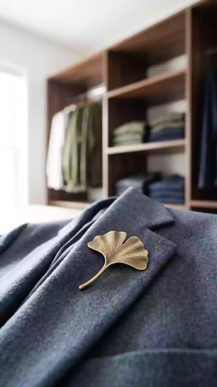 For that little style boost, add a brooch