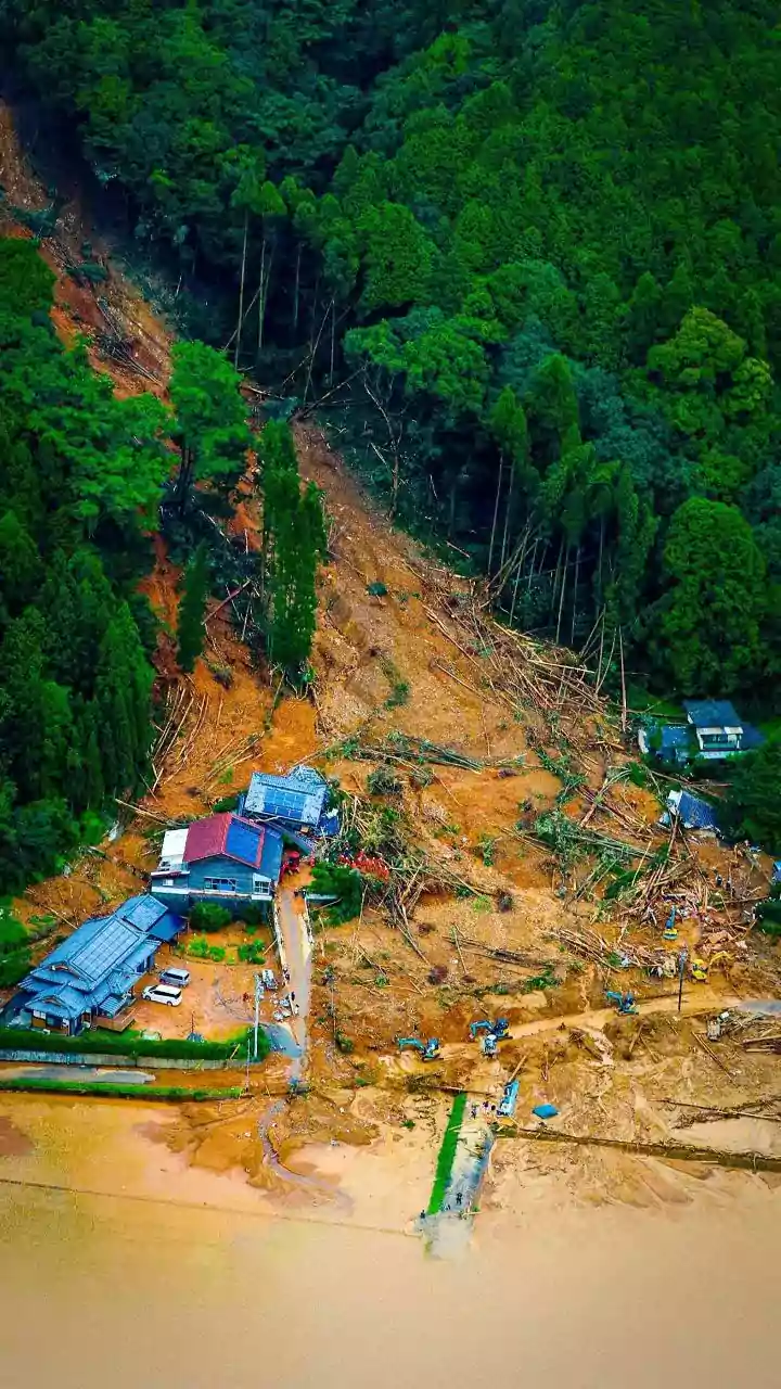 Massive Landslide Blocks Roads in Himachal Pradesh's Chamba