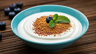 Add Roasted Flaxseed Powder To Your Daily Yogurt Bowls