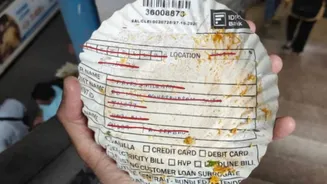 Street Food Served On Bank Documents? Viral Photo Sparks 'Data Privacy Panic'