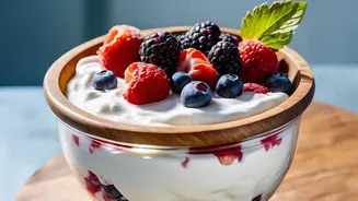 Yoghurt, Fruit and Mild Spices Create a Quick Vrat Bowl