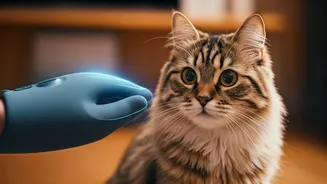 Allergy No Barrier: Viral Clip Shows Ingenious Way to Pet Cats Despite Severe Allergies