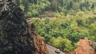 Overnight Road Trip Precautions Driving Safely Through Rainy Mountain Ghats