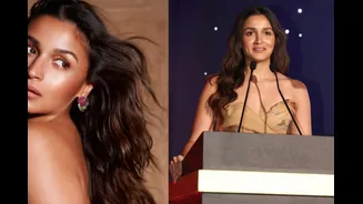 Alia Bhatt Looks Stunning In Floral Gown As She Accepts Award At The Red Film Festival