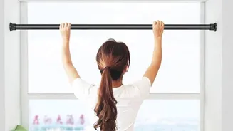 Curtain rod pull-ups: Surprising benefits you probably didn't know