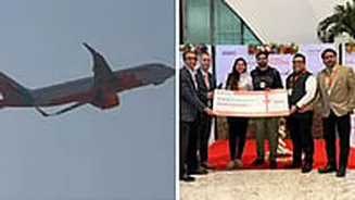 Navi Mumbai Airport: 1st Flight Departed From NMIA Lands In Hyderabad; IndiGo, Air India Express & Akasa Air Begin Day-One Operations