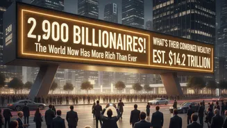 2,900 BILLIONAIRES! The World Now Has More Rich Than Ever - What's Their Combined Wealth?
