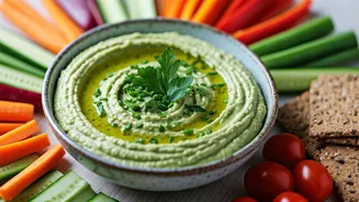 Vibrant Green Goddess Hummus: A Fresh Dip for Every Occasion
