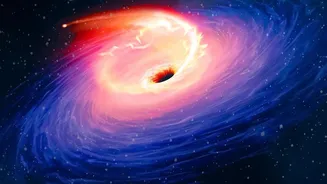 A Distant Galaxy Shows Signs of Three Accreting Black Holes with Two Objects 190 Parsecs Apart