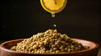 Toss Lemon Juice In Boiled Sprouted Lentils Post