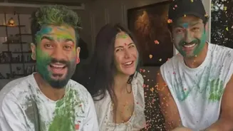 Katrina Kaif and Vicky Kaushal Celebrate the Arrival of Their Son: 'Chachu' Sunny Kaushal Radiates Happiness