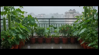 Monsoon Balcony Micro-Gardens Explained: Greens, Gourds, Chillies and Herbs, Benefits and Limits