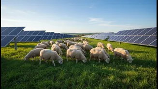Sheep Grazing May Help Protect Panel Access While Supporting Local Agriculture