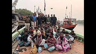 Indian Coast Guard Apprehends Two Bangladeshi Fishing Boats For Illegal Fishing In Indian EEZ