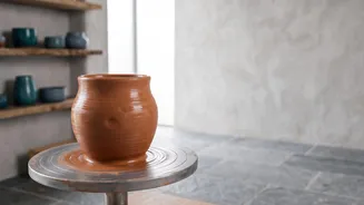 Working With Clay Demands Attention To Texture, Pressure And Shape While The Source Lists Five General Benefits