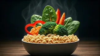 Upgrade instant noodles with fresh veg