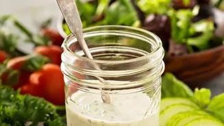 Keep Dressings Thick Enough to Cling without Pooling