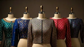 Spice Up Plain Sarees: 5 Diwali Blouse Designs
