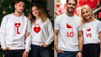 Playful twinning outfit ideas couples will enjoy on Valentine’s Day