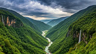 Mawsynram Monsoons Set Global Records For Breathtaking Valley Views