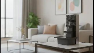 A Small Tabletop Fountain Can Bring Water Decor to Compact Apartments
