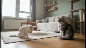 How to introduce a second rescue cat into single-room flats using behavioral methods