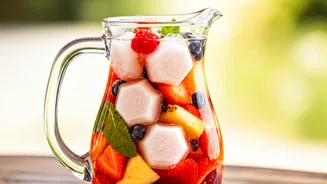 Put Frozen Coconut Water In Your Summer Fruit Punch