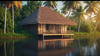 Skip Commercial Beaches: Book Serene Kerala Backwater Eco-Cabins