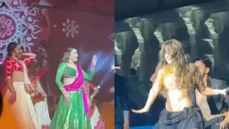 Madhuri Dixit Dances To Dola Re Dola, Nora Fatehi Nails O Saki Saki At Grand Udaipur Wedding - Watch