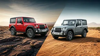 Mahindra Thar Showdown: 3-Door Classic vs. 5-Door Roxx - Your Ultimate SUV Choice