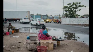 Heavy Rainfall Causes Widespread Waterlogging in Chennai