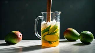 Shake Up Raw Green Mango Syrup For Instant Refreshment