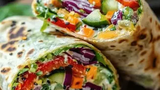 Protein-rich healthy wrap recipe for ideal office lunch