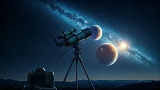 Young Astronomers Point Binoculars West For Spectacular Planetary Conjunction Tonight