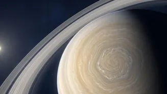 Saturn's South Pole Has A Giant Ten-Sided Cloud Pattern In New Hubble Images