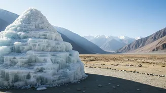 How Ice-Stupa Engineering Preserves Vital Water Supplies For Ladakh Villages Facing Climate Shifts