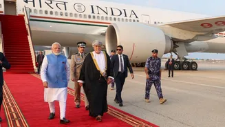 PM Modi arrives in Oman, meets Deputy PM Sayyid Shihab to strengthen bilateral ties