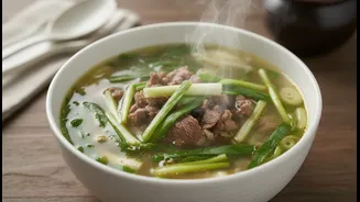 Resep Pa Gaejang: Sup Sapi Daun Bawang Segar Khas Korea