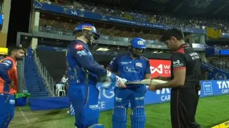 WATCH: Rohit Sharma loses cool after umpire checks thickness of his bat in MI vs RCB