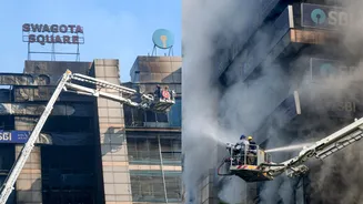 Massive fire continues to rage in Guwahati commercial building for over 38 Hours | Video