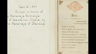 ‘Truffles, Artichokes…’: Lavish 1897 Dinner Menu By Maharaja Of Baroda For Maharaja Of Gwalior | Photo