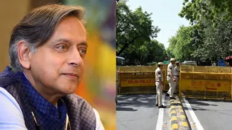 'Deepens suspicions': Shashi Tharoor slams Delhi's security ahead of protest
