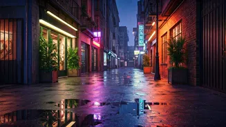 The hidden beauty of rainy city days
